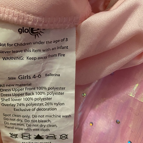 Little Girls Pink Light Up Dress (Y2K) - Picture 4 of 7